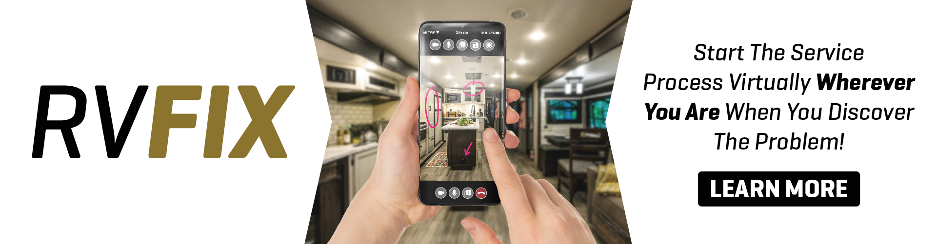 Get a 1-Year RVFix Membership With Any RV Purchase - your fast track to RV service repairs